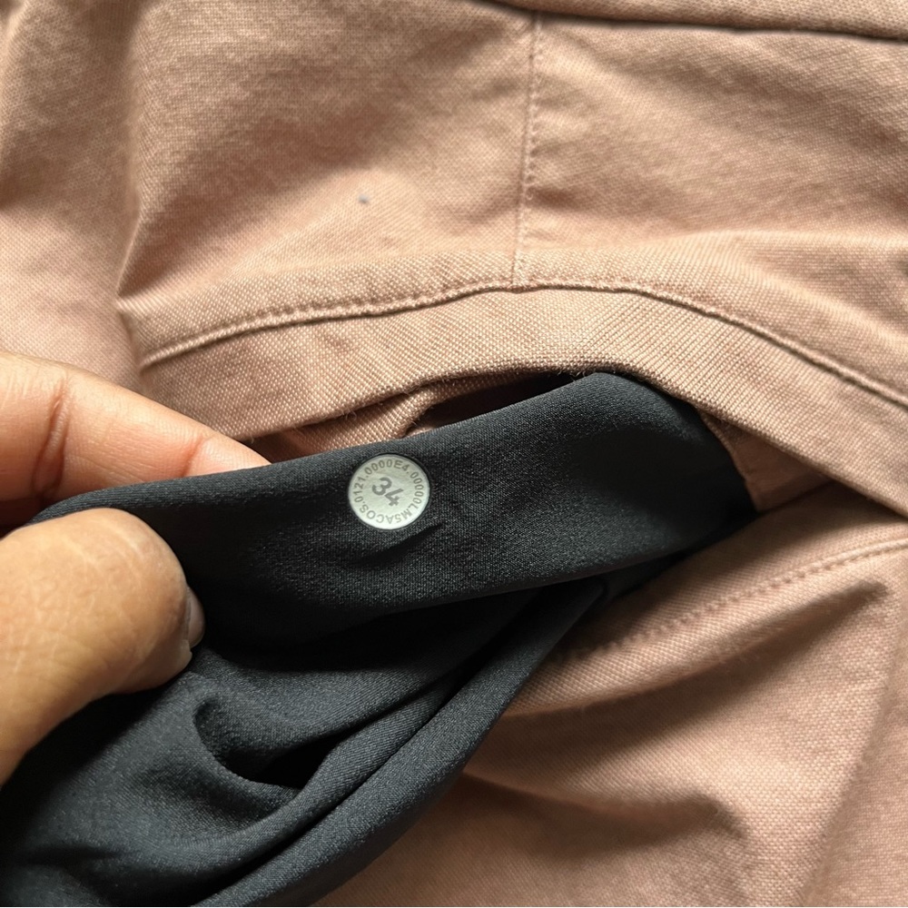 SOLDLululemon Athletica commission pant slim earth dye clay chino golf pants - Picture 13 of 14